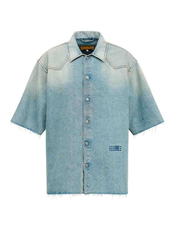 MM6 MAISON MARGIELA: カジュアルジャケット - カジュアルジャケット - ブルー