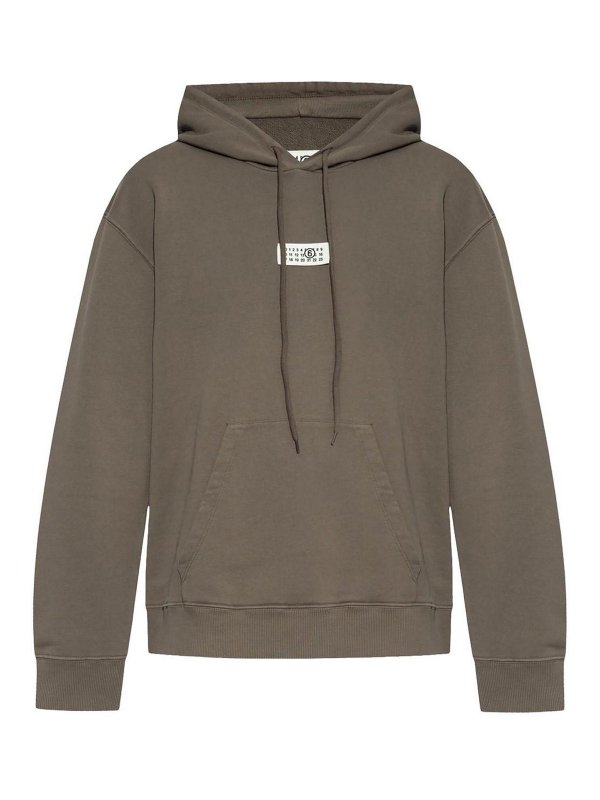 MM6 MAISON MARGIELA: スウェット＆セーター - スウェットシャツ/セーター - ブラウン