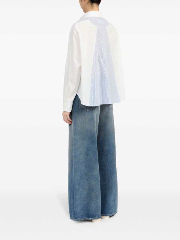 The Best Shops MM6 MAISON MARGIELA: Veste Casual - Blanc