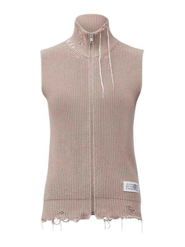 MM6 MAISON MARGIELA: Westen - Weste - Beige