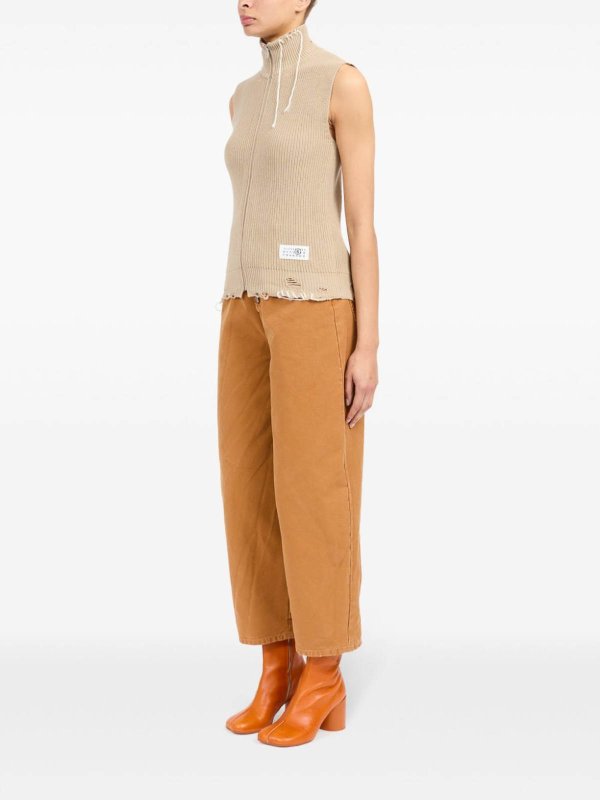 The Best Shops MM6 MAISON MARGIELA: Weste - Beige