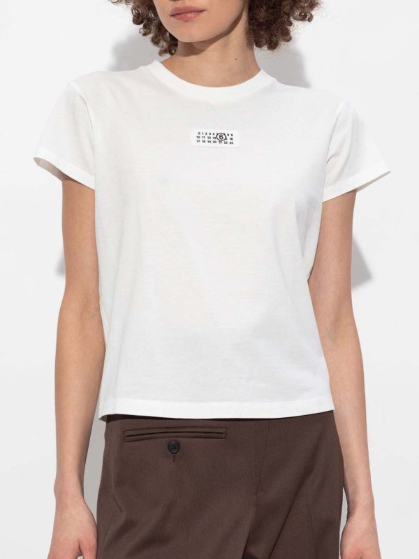 The Best Shops MM6 MAISON MARGIELA: クルーネック - クルーネック - 白