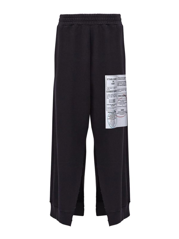 MM6 MAISON MARGIELA: ベルボトムジーンズ - フレアジーンズ - 黒