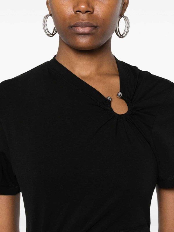 ストレートジーンズ - 黒 shop online: RABANNE