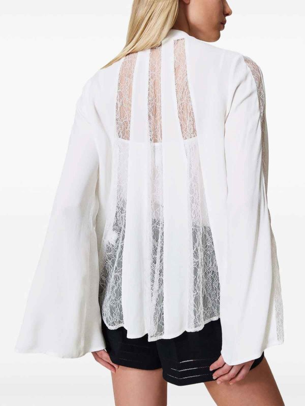 ブラウス - 白 shop online: TWINSET