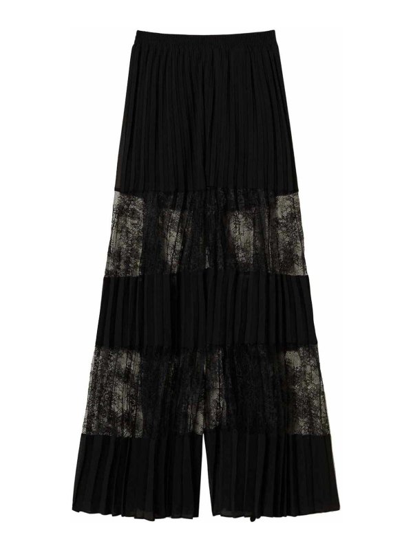 TWINSET: Casual Hosen - Schwarze Freizeithose