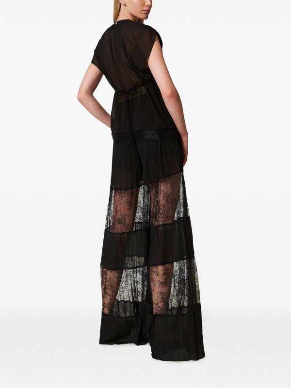 The Best Shops TWINSET: Casual Hosen - Schwarze Freizeithose