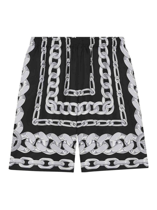 VERSACE: Casual Hosen - Casual Hose - Silber