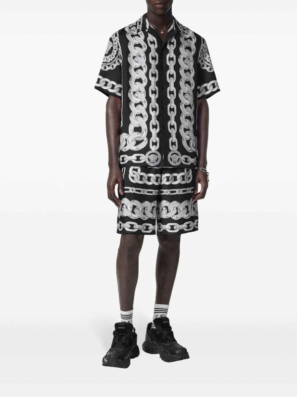 The Best Shops VERSACE: Casual Hosen - Casual Hose - Silber