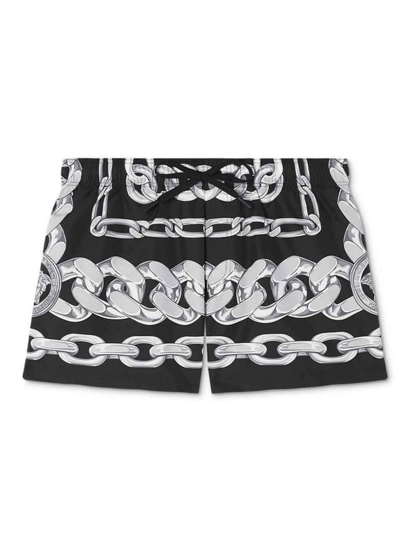 VERSACE: Bañadores y boxer de baño - Boxers De Baño - Plata