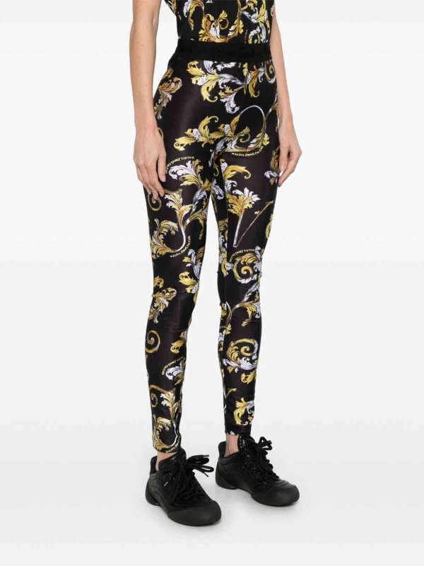 Leggins con logo  shop online: VERSACE JEANS