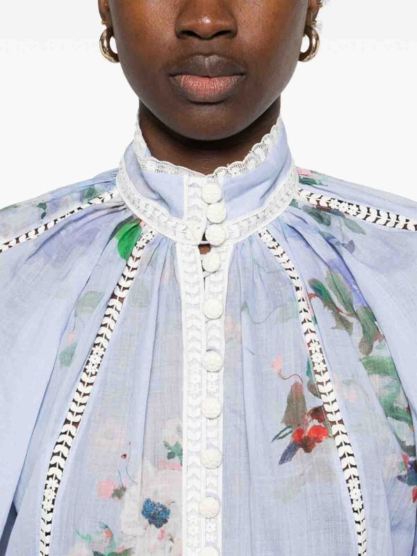 The Best Shops ZIMMERMANN: camicie - Camicia romantica con maniche a sbuffo