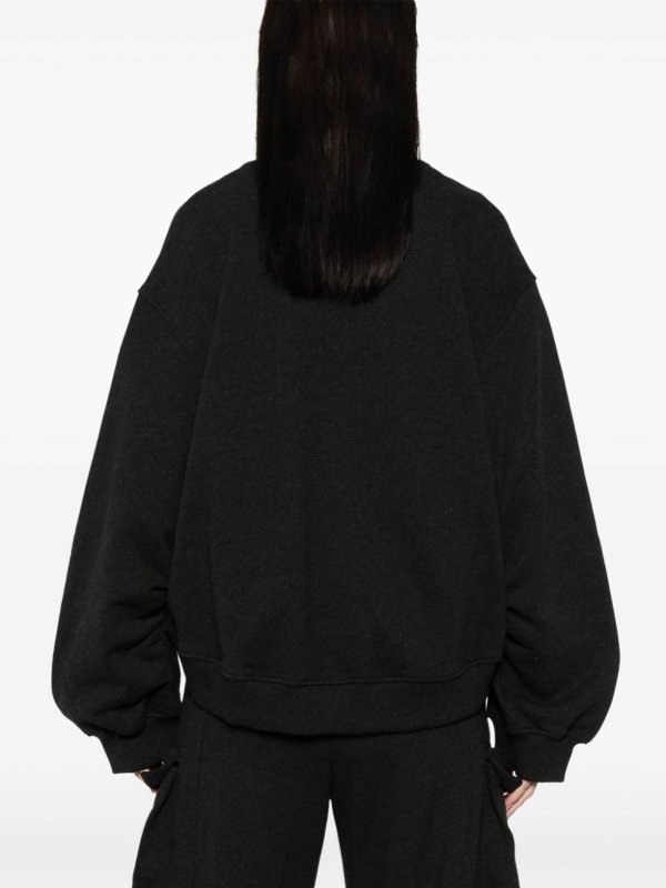 Oversized Sweatshirt With V-Neck shop online: The Attico