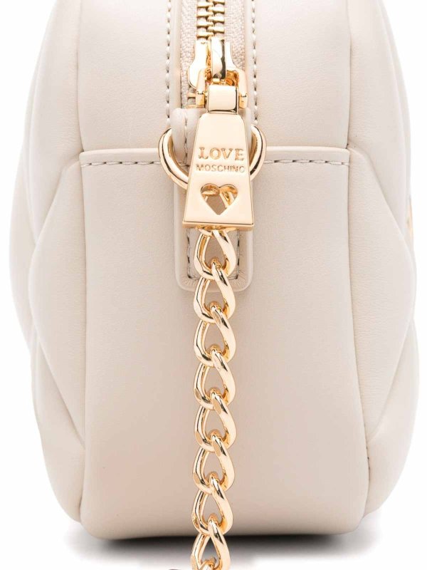 クロスボディバッグ - 白 shop online: LOVE MOSCHINO