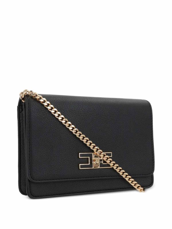 The Best Shops ELISABETTA FRANCHI: Schultertaschen - Schultertasche - Schwarz