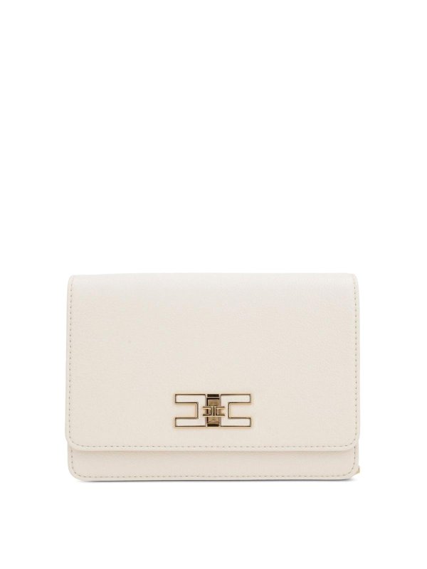 ELISABETTA FRANCHI: Bolsos de hombro - Bolsa De Hombro - Crema