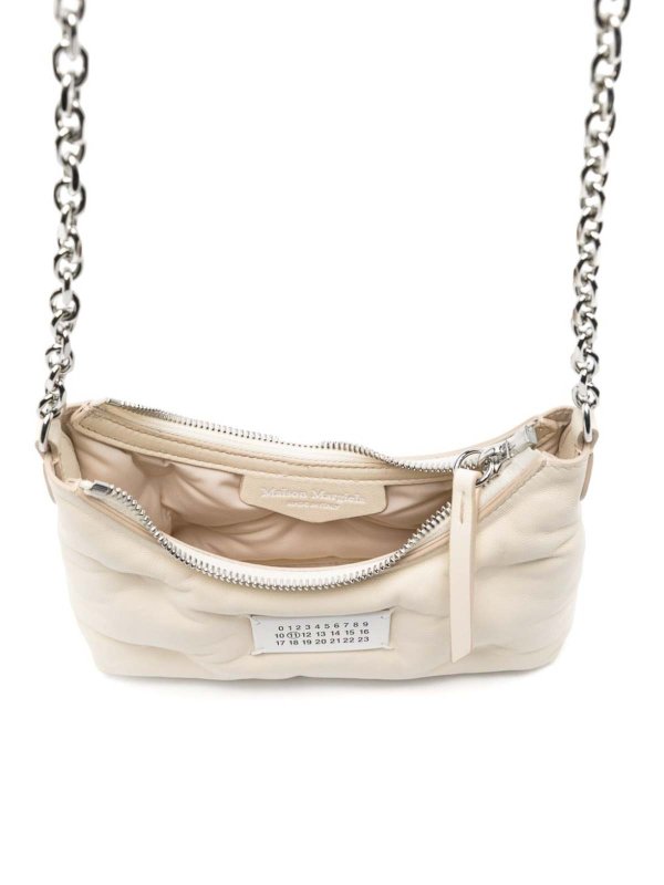 Maison Margiela: Schultertaschen online - Schultertasche - Creme