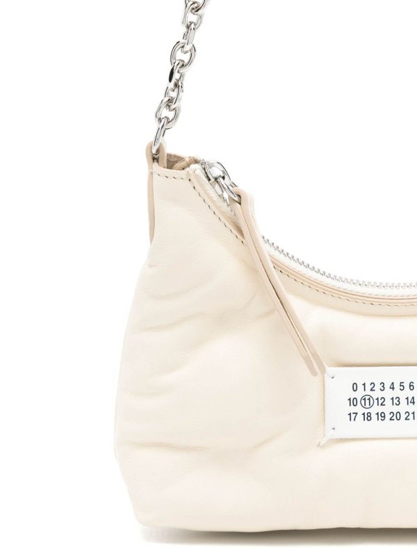 The Best Shops Maison Margiela: Schultertaschen - Schultertasche - Creme