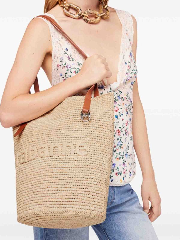 The Best Shops RABANNE: Shopper - Beige