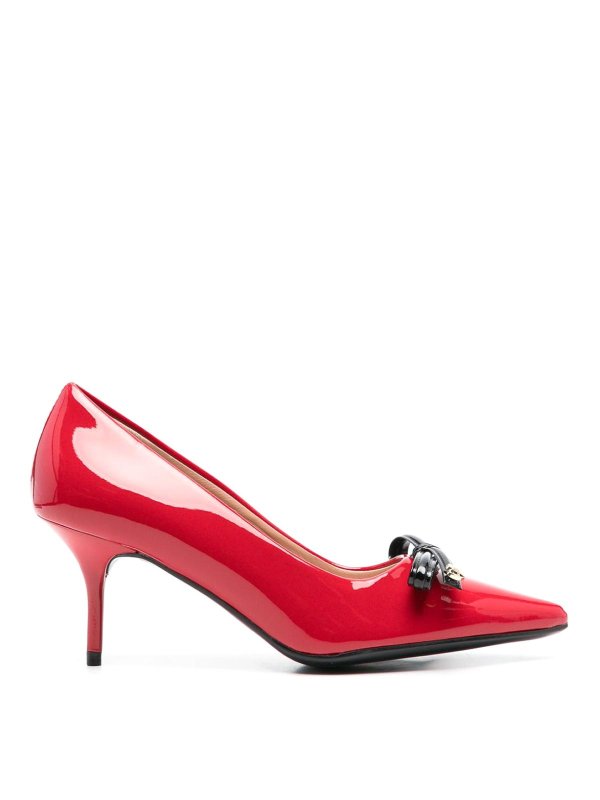 LOVE MOSCHINO: パンプス - パンプス - 赤