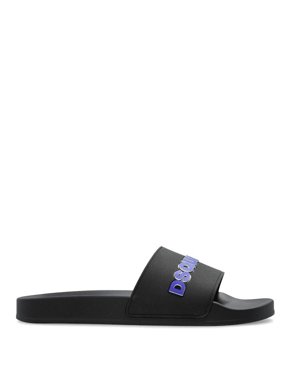 DSQUARED2: Mocassins & Chaussures bateau - Chaussons - Bleu