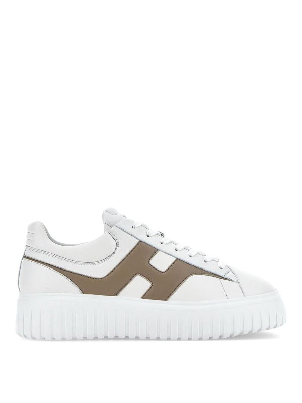 HOGAN: Chaussures à lacets - Chaussures À Lacets - Blanc