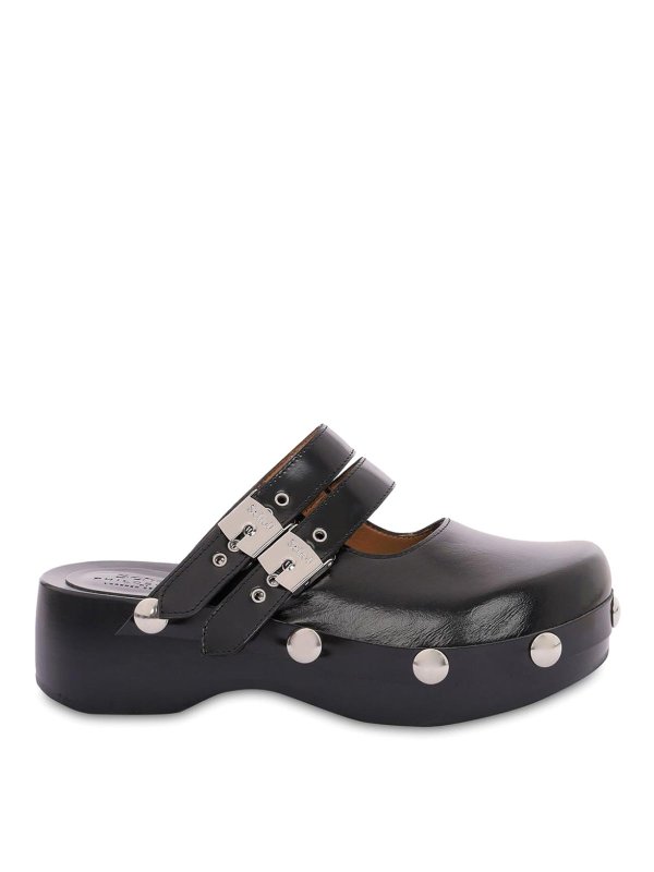 Philosophy di Lorenzo Serafini: sandals - Black sandals