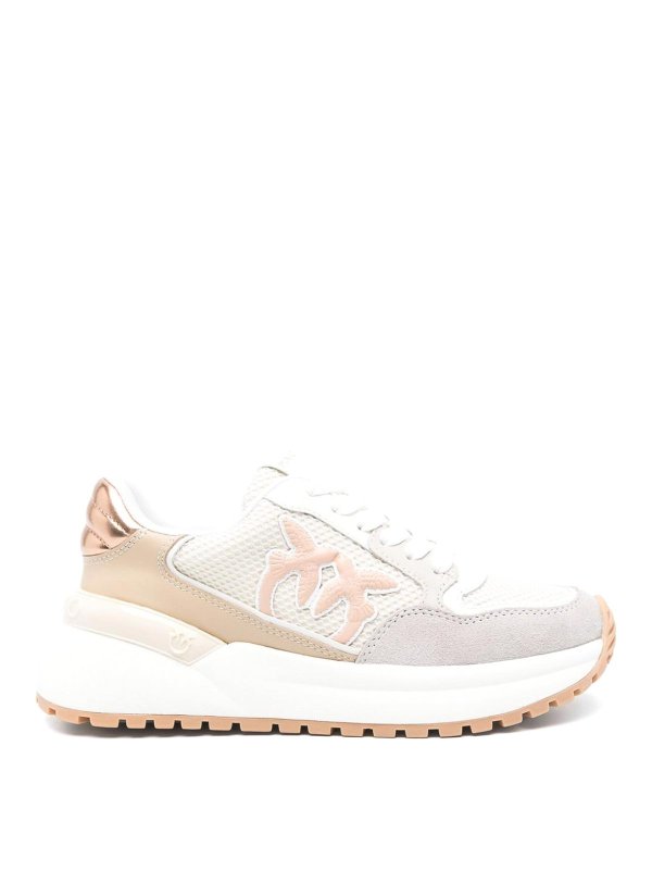 Pinko: Chaussures à lacets - Chaussures À Lacets - Beige