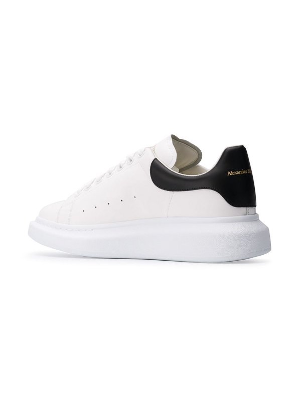 ALEXANDER MCQUEEN buy online Calfskin Leather Sneakers With Contrast Heel