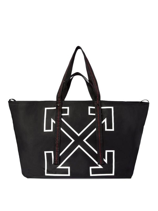OFF-WHITE: Handtaschen - Shopper - Schwarz