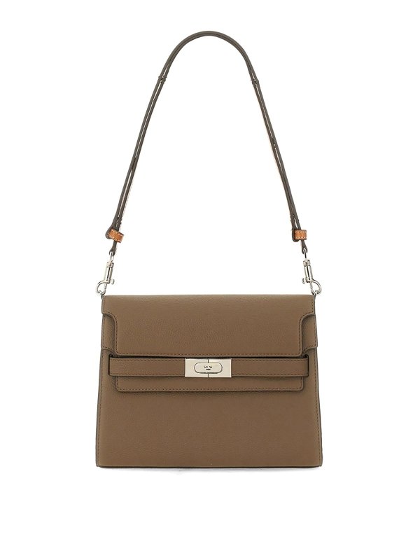 TORY BURCH: ショルダーバッグ - ショルダーバッグ - ブラウン