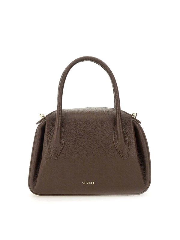 YUZEFI: クロスボディバッグ - クロスボディバッグ - ダークブラウン