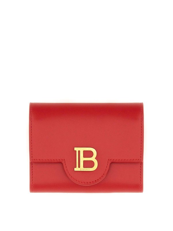 Balmain: wallets & purses - B-Buzz Trifold Wallet