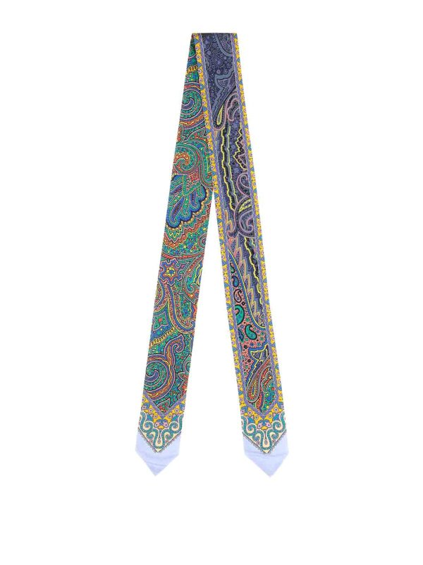 ETRO: Stoles & Shawls - Silk Paisleyna Maxi