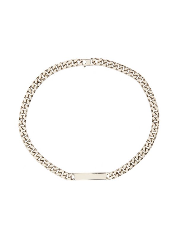 MM6 MAISON MARGIELA: Necklaces & Chokers online - Necklace With Logo Plaque