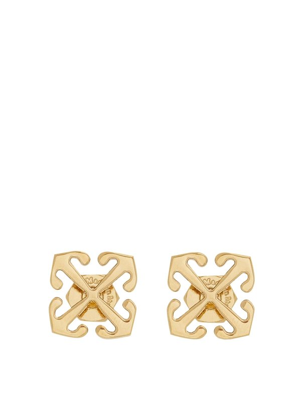 OFF-WHITE: Pendientes - Pendientes - Dorado