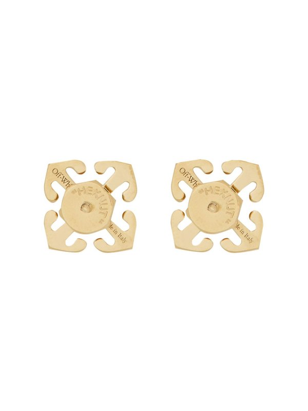 OFF-WHITE: Pendientes online - Pendientes - Dorado