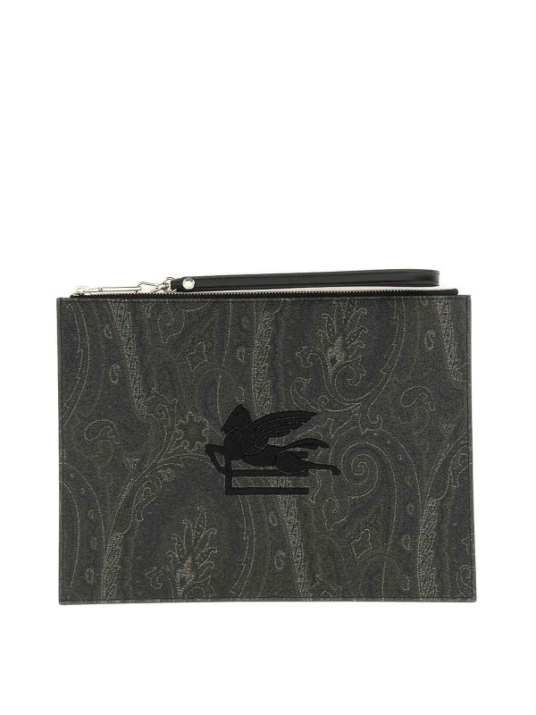 ETRO: Clutch - Pochette - Noir