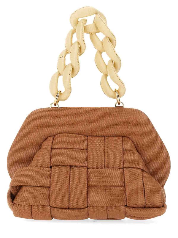The Best Shops THEMOIRè: clutches - Tia Weaved Straw Clutch