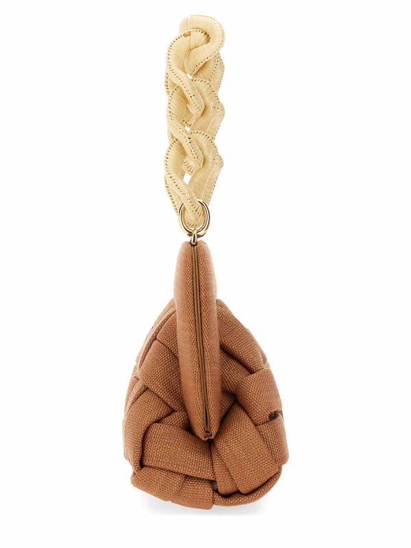 Tia Weaved Straw Clutch shop online: THEMOIRè