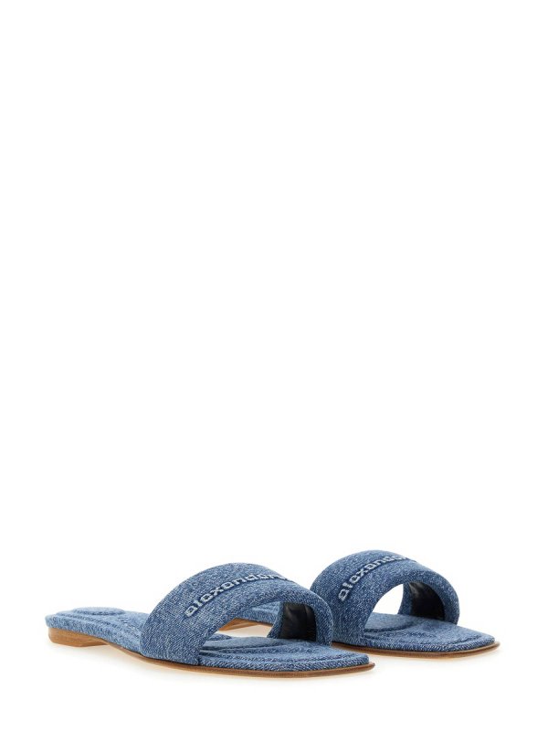 The Best Shops ALEXANDER WANG: Sandalen - Sandalen - Dunkles Jeansblau