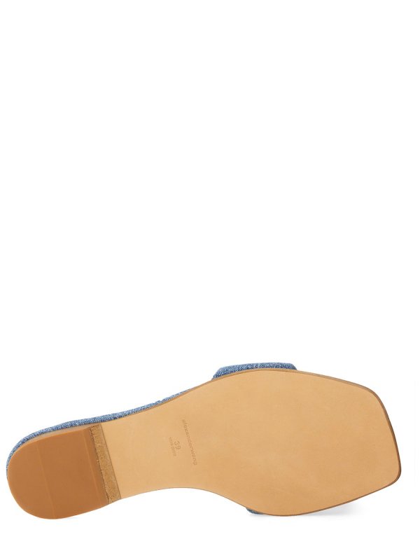 The Best Shops ALEXANDER WANG: Sandalen - Dunkles Jeansblau