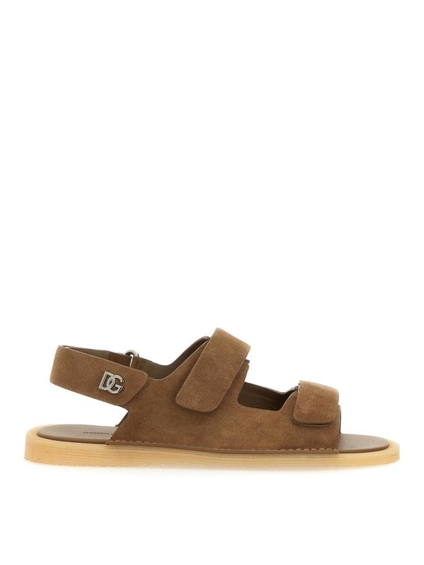 Dolce & Gabbana Jr: sandals - Suede Sandal