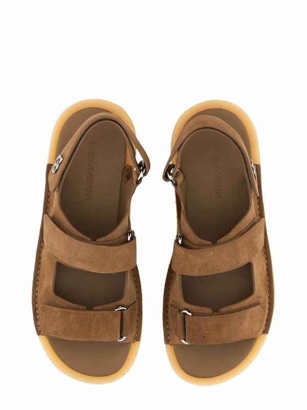 The Best Shops Dolce & Gabbana Jr: Suede Sandal