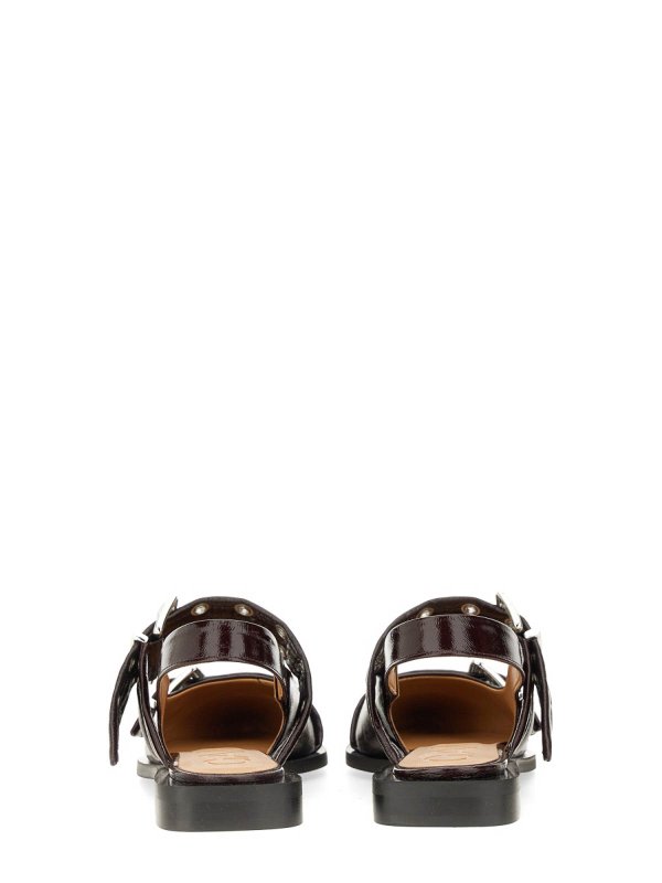 The Best Shops GANNI: Ballerinas - Ballerinas - Dunkelrot