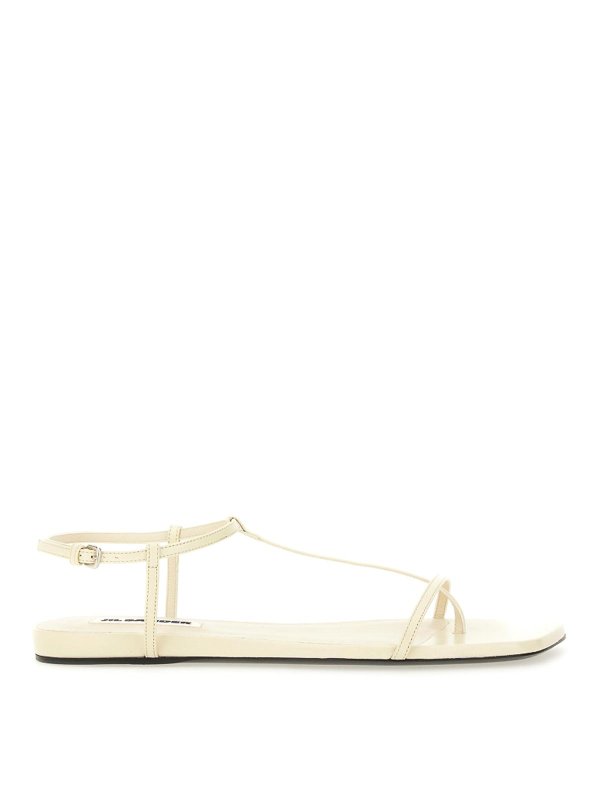 JIL SANDER: Sandalias - Sandalias - Blanco