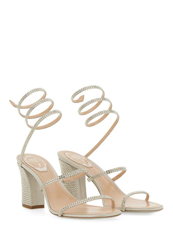 RENE CAOVILLA: sandals online - Sandal With Rhinestones