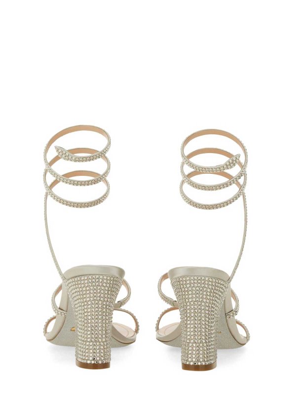 The Best Shops RENE CAOVILLA: sandals - Sandal With Rhinestones