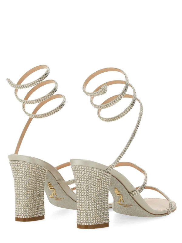 Sandal With Rhinestones shop online: RENE CAOVILLA