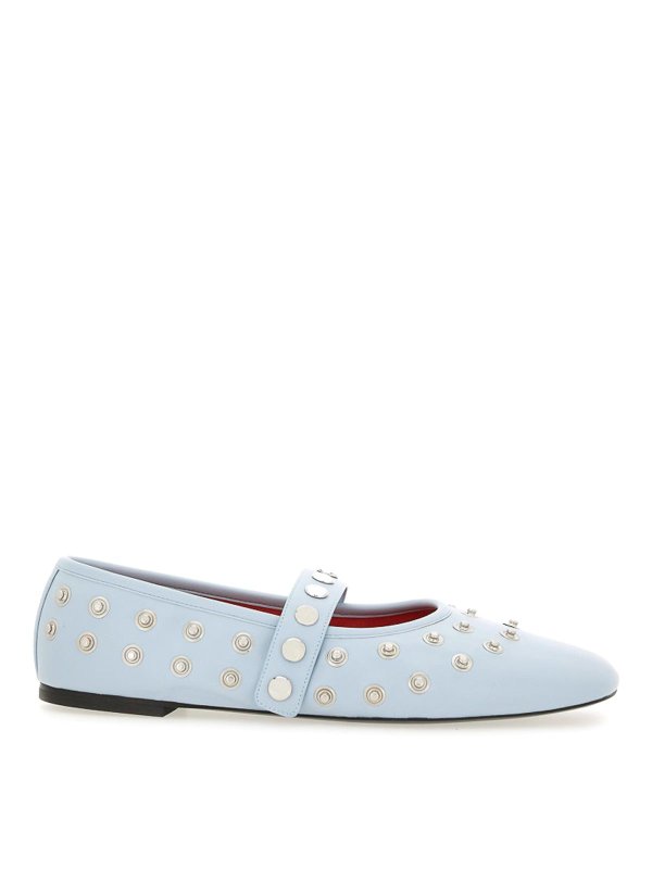 ADIDAS BY STELLA MCCARTNEY: flat shoes - Ryder Ballerina With Studs